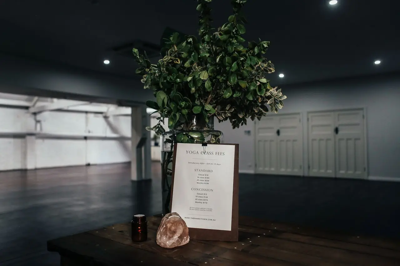 Studio reception area