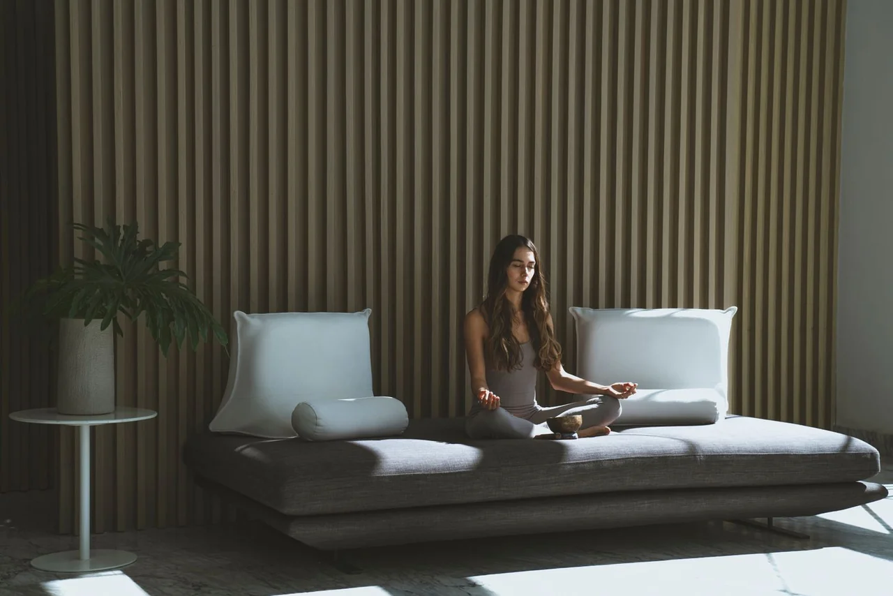 Mindful meditation practice at Moonivory