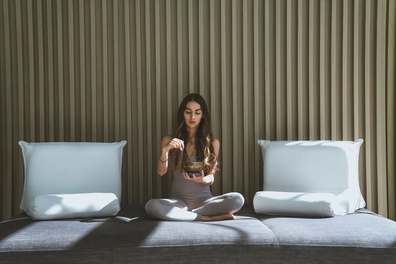 Mindful meditation with incense